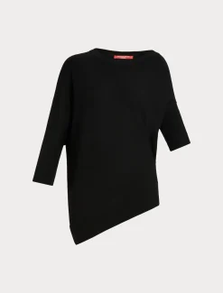 Maglia asimmetrica in lana