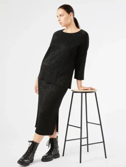 Maglia con paillettes