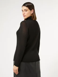 Maglia dolcevita in seta e cachemire