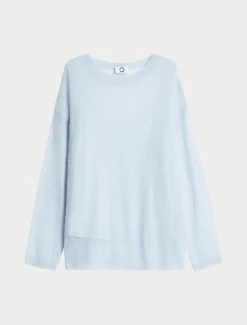 Maglia in alpaca e mohair