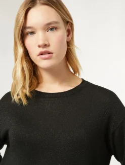 Maglia in lana metallizzata