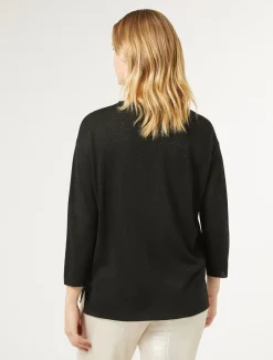 Maglia in lana metallizzata