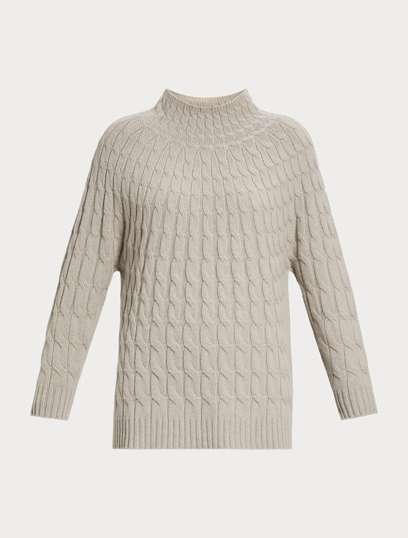 Maglia in misto cachemire a trecce