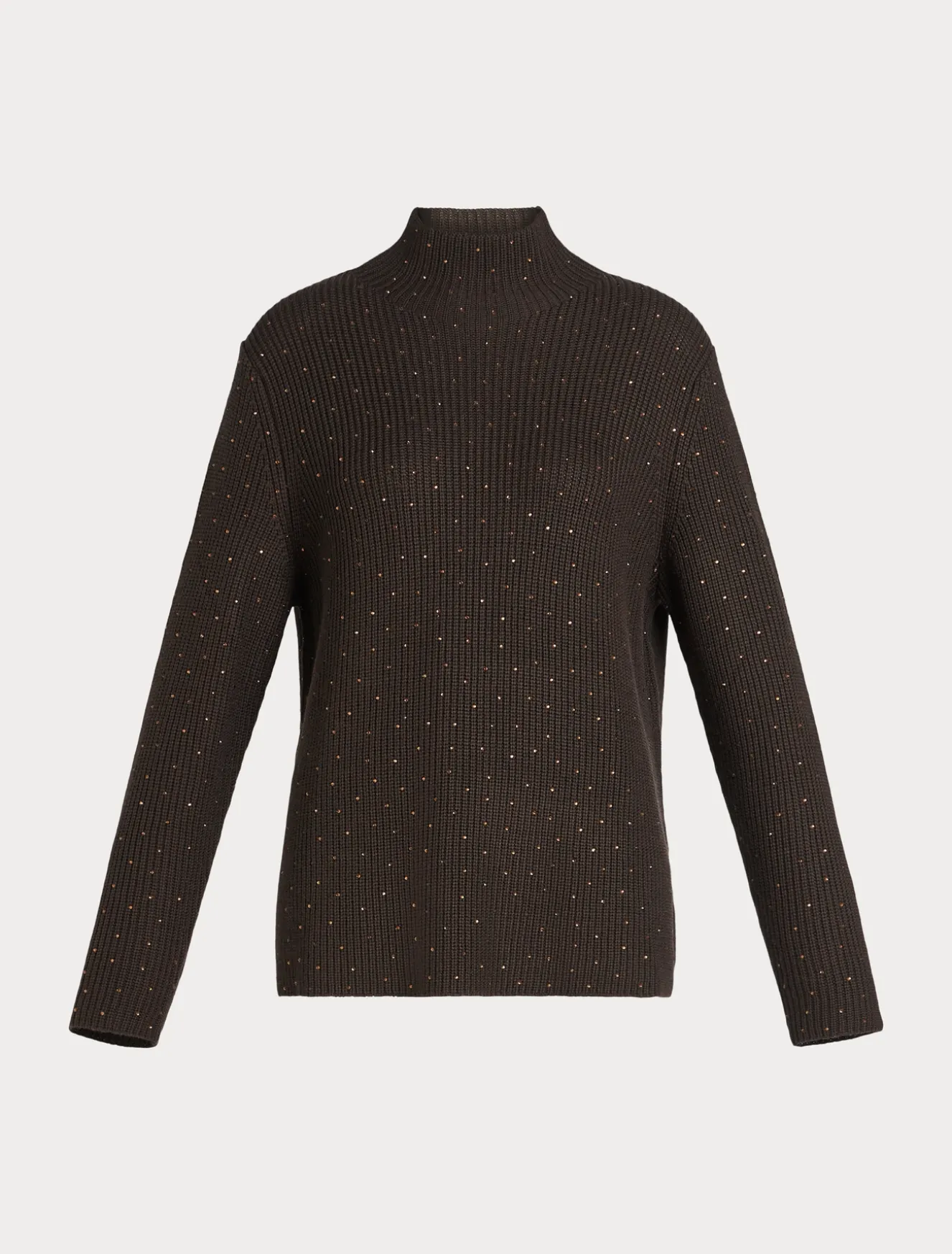 Maglia in misto lana con strass