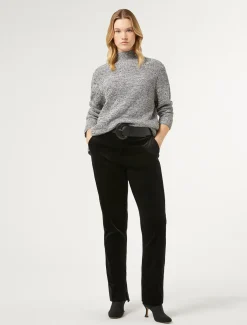 Maglia in misto lana con strass