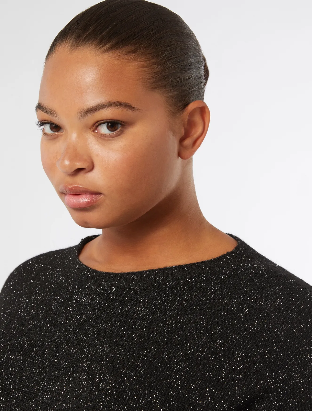 Maglia in misto lana e lurex