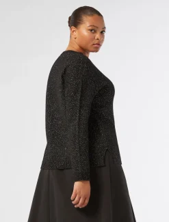 Maglia in misto lana e lurex