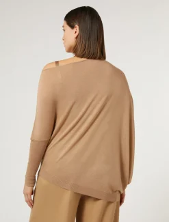 Maglia in misto lana e seta