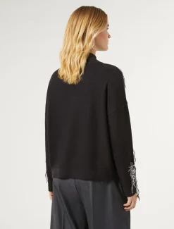 Maglia in misto lana jacquard