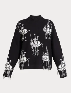 Maglia in misto lana jacquard