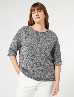 Maglia in misto lana mouliné
