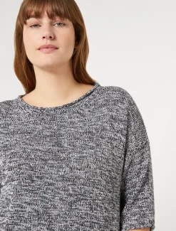 Maglia in misto lana mouliné