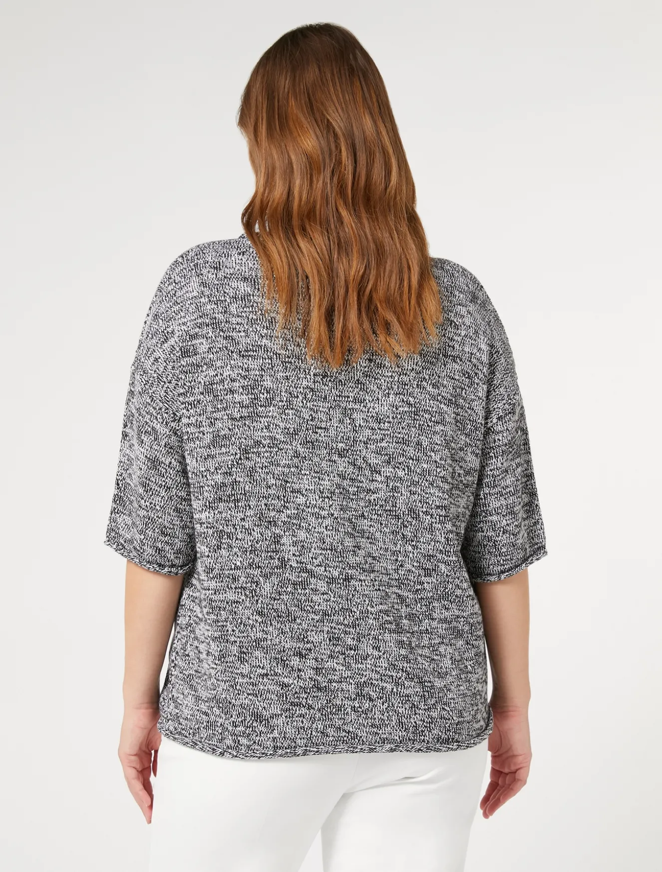 Maglia in misto lana mouliné