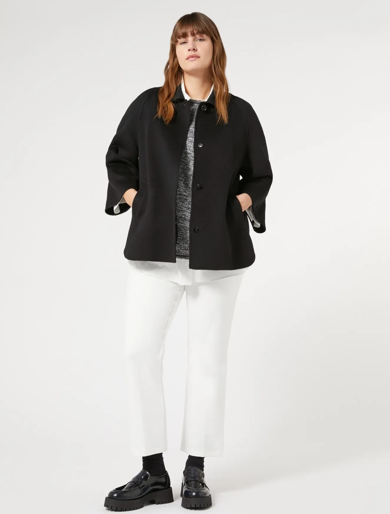 Maglia in misto lana mouliné