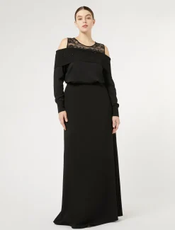 Maglia in viscosa con ricamo