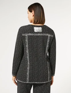 Maglia in viscosa jacquard