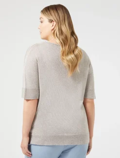 Maglia in viscosa lurex