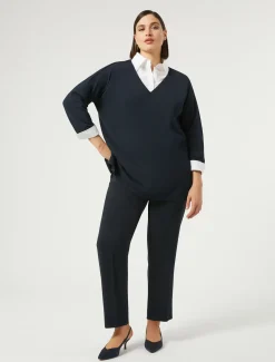 Maglia in viscosa stretch crêpe