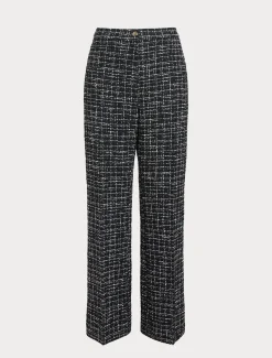 Pantaloni effetto bouclé