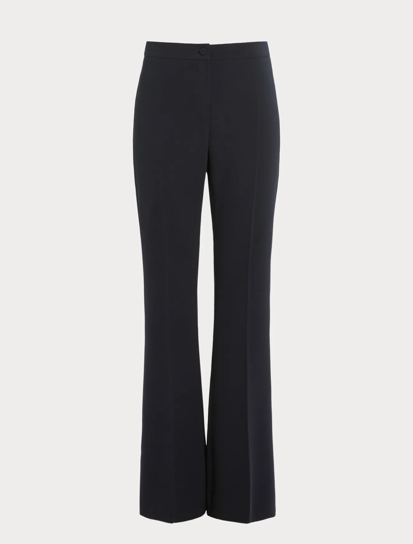 Pantaloni flare in cady