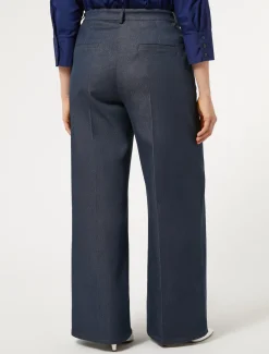 Pantaloni in bull di cotone