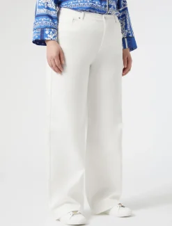 Pantaloni in bull di cotone