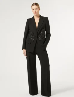 Pantaloni in cady triacetato