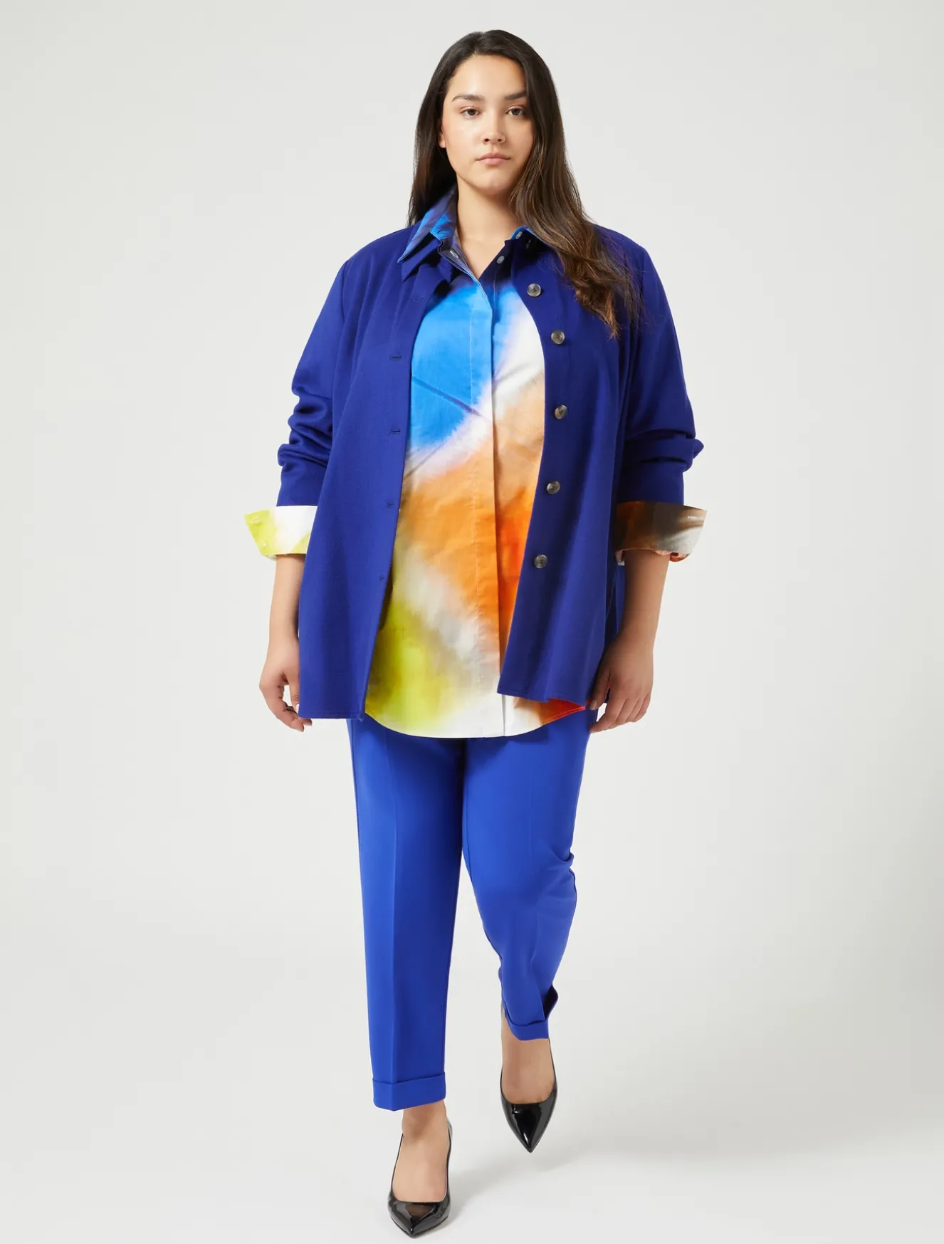 Pantaloni in cady triacetato