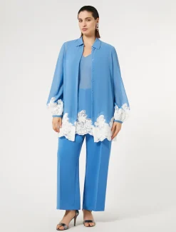 Pantaloni in cady triacetato