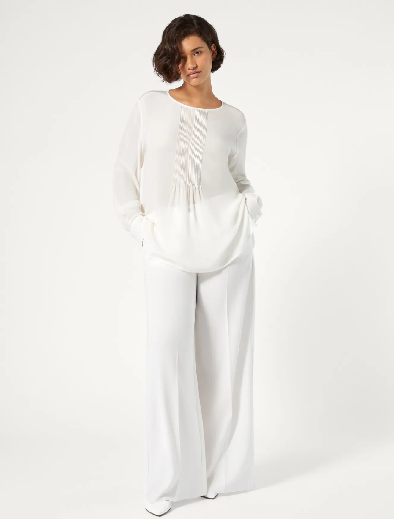 Pantaloni in cady triacetato