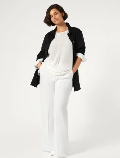 Pantaloni in cady triacetato