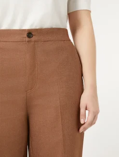 Pantaloni in cotone effetto denim