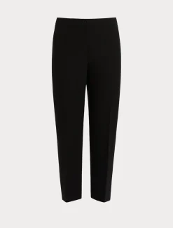 Pantaloni in crêpe di envers satin