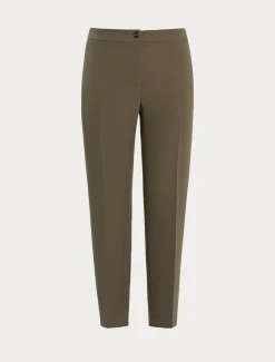 Pantaloni in crêpe di envers satin