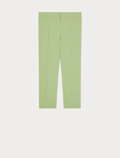 Pantaloni in crêpe envers satin