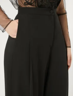 Pantaloni in crêpe georgette