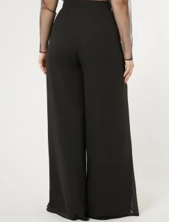 Pantaloni in crêpe georgette