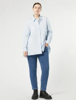 Pantaloni in denim di cotone