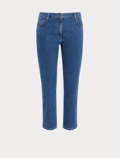 Pantaloni in denim di cotone