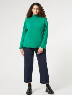 Pantaloni in denim di cotone stretch