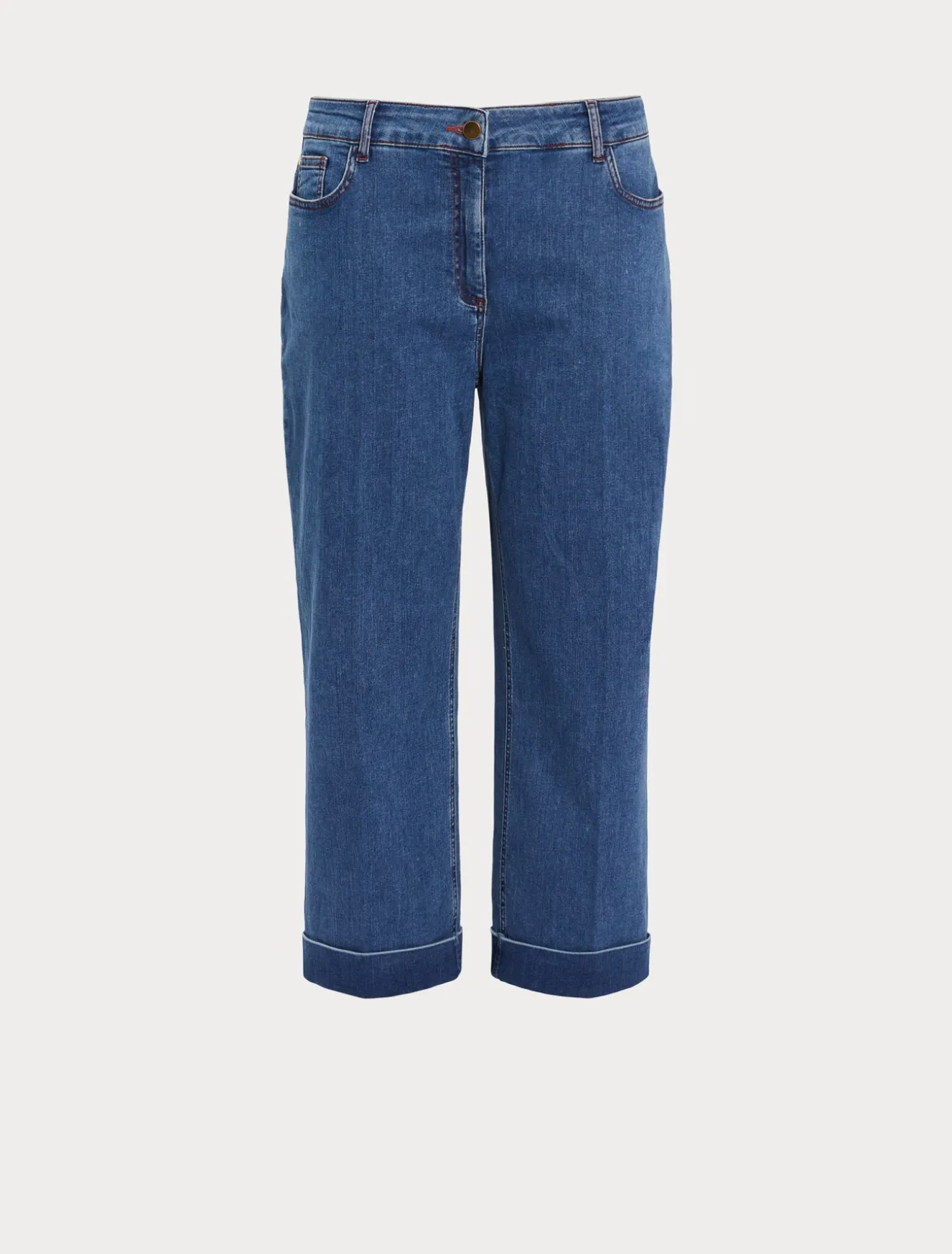 Pantaloni in denim di cotone stretch
