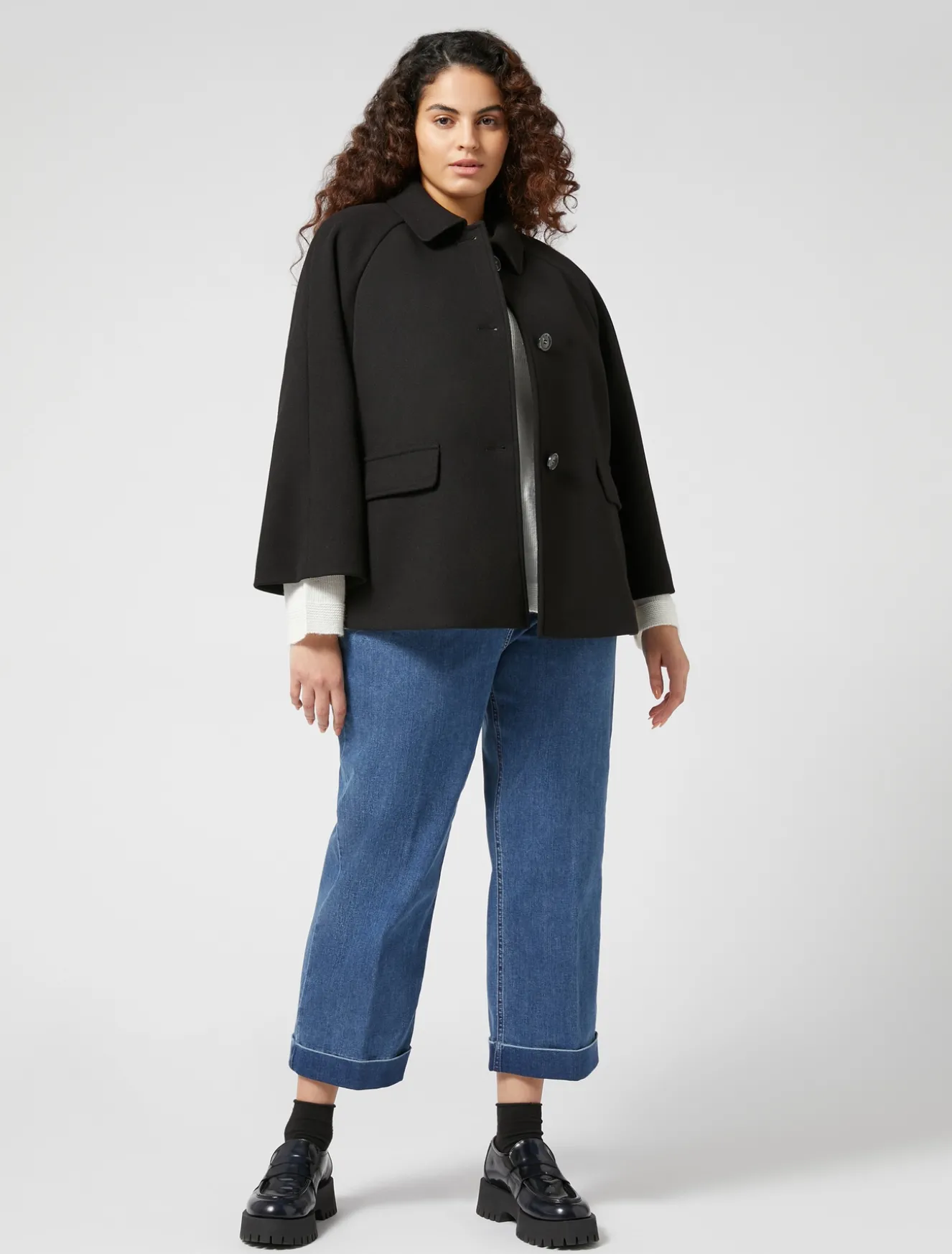 Pantaloni in denim di cotone stretch