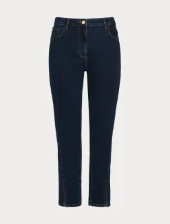 Pantaloni in denim di cotone stretch
