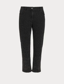 Pantaloni in denim di cotone