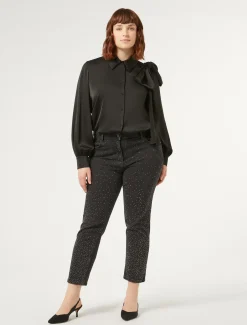 Pantaloni in denim di cotone