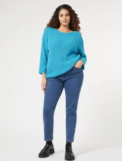 Pantaloni in denim di cotone stretch