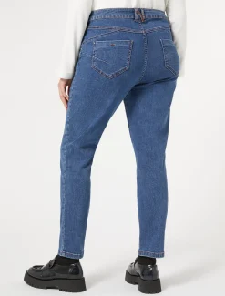 Pantaloni in denim di cotone stretch