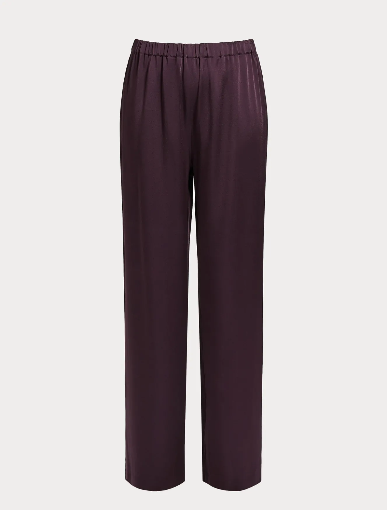 Pantaloni in envers satin lucido