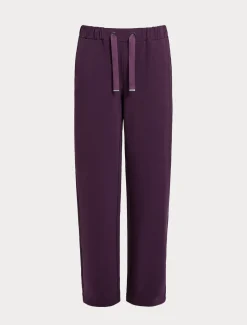 Pantaloni in felpa di cotone stretch