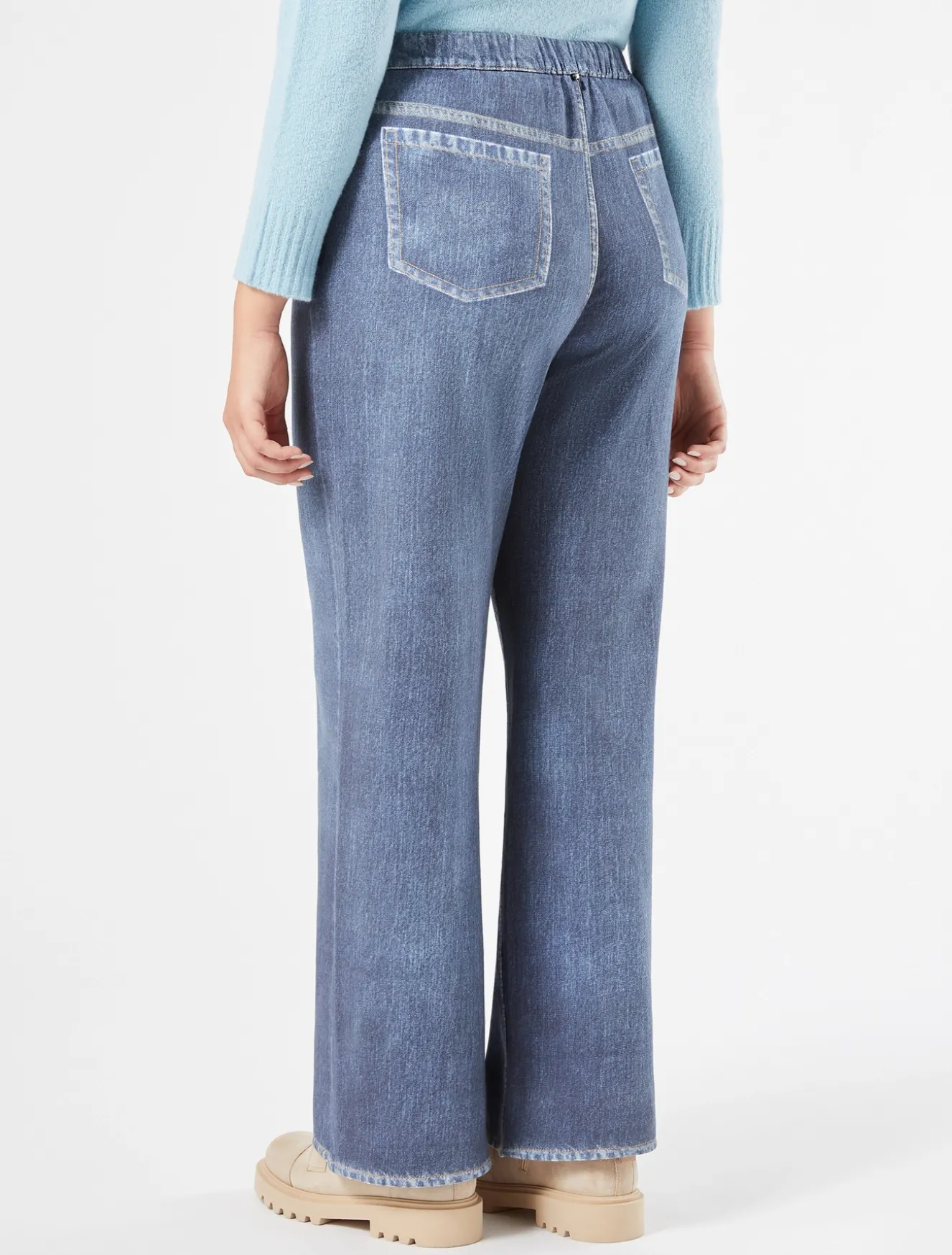 Pantaloni in felpa stampata